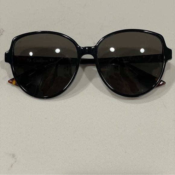 Dior Onde 2 Sunglasses Black Brown Tortoiseshell Excellent Italy with Case - Picture 12 of 15